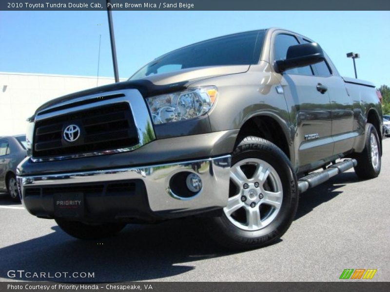 Pyrite Brown Mica / Sand Beige 2010 Toyota Tundra Double Cab