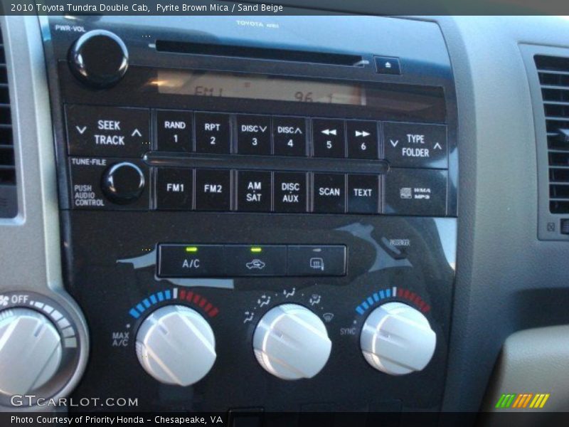 Pyrite Brown Mica / Sand Beige 2010 Toyota Tundra Double Cab
