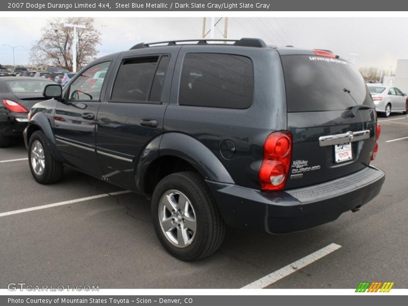 Steel Blue Metallic / Dark Slate Gray/Light Slate Gray 2007 Dodge Durango Limited 4x4