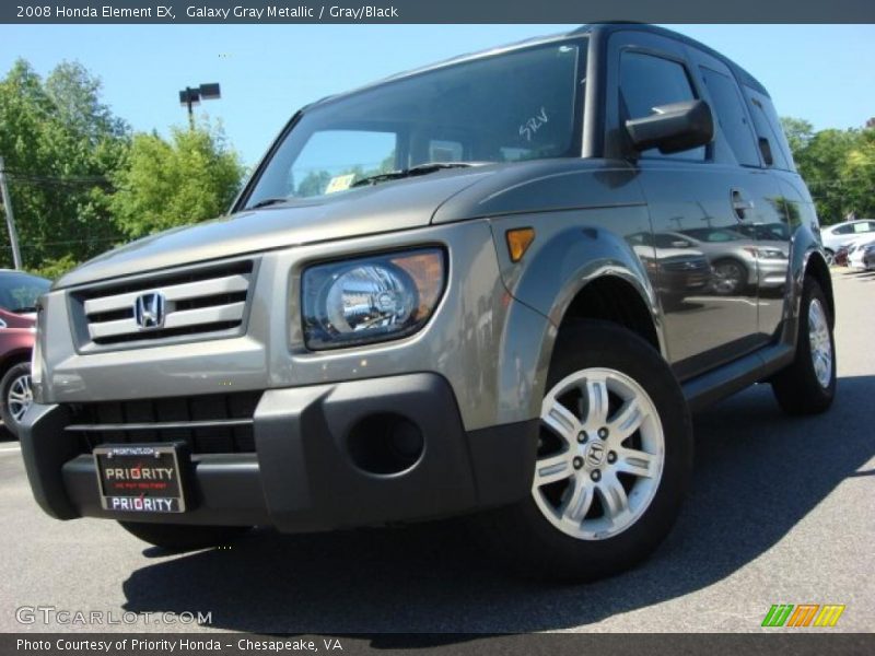 Galaxy Gray Metallic / Gray/Black 2008 Honda Element EX