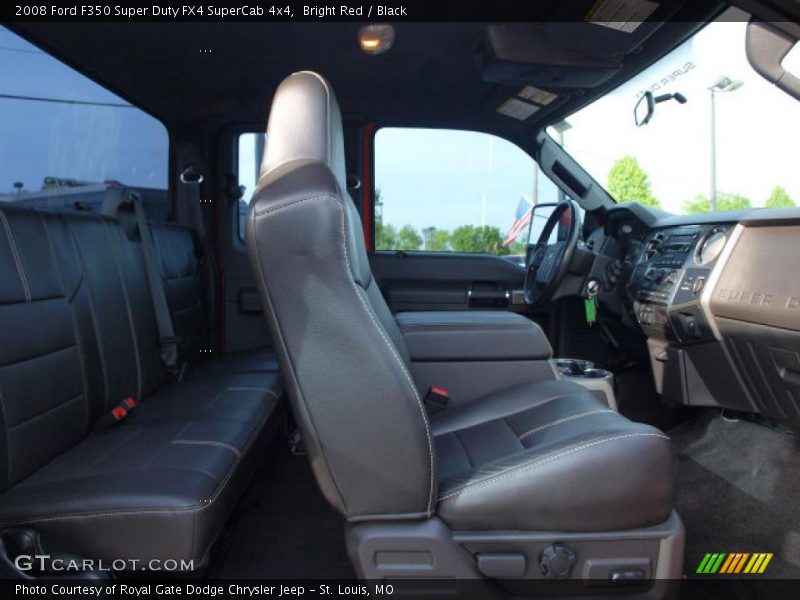 Bright Red / Black 2008 Ford F350 Super Duty FX4 SuperCab 4x4