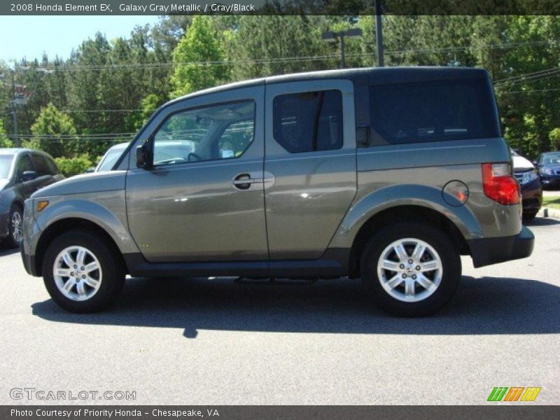 Galaxy Gray Metallic / Gray/Black 2008 Honda Element EX