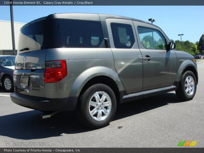 Galaxy Gray Metallic / Gray/Black 2008 Honda Element EX