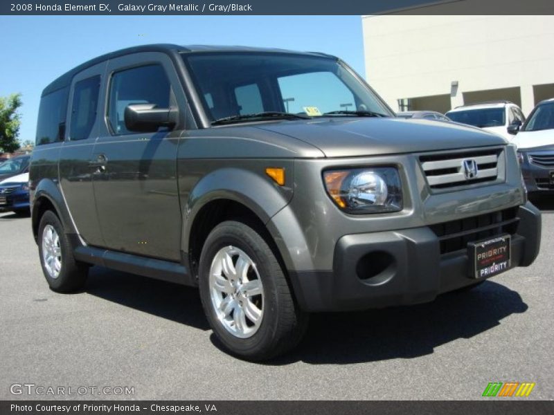 Galaxy Gray Metallic / Gray/Black 2008 Honda Element EX