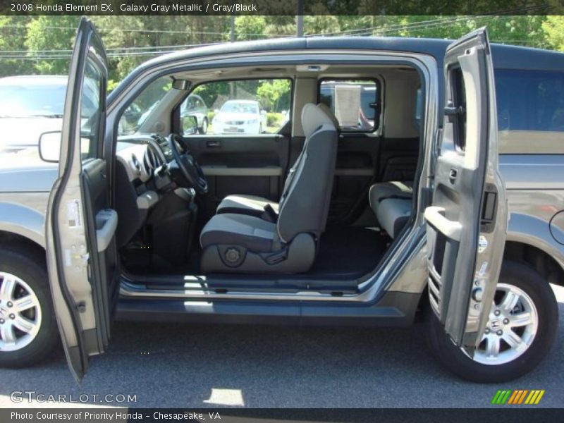 Galaxy Gray Metallic / Gray/Black 2008 Honda Element EX