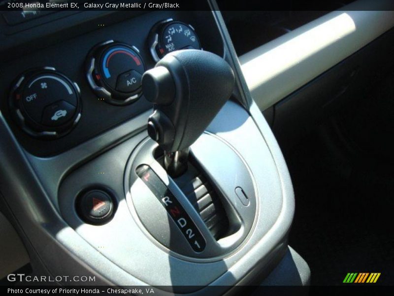Galaxy Gray Metallic / Gray/Black 2008 Honda Element EX