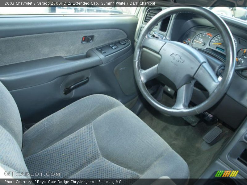 Summit White / Dark Charcoal 2003 Chevrolet Silverado 2500HD LS Extended Cab