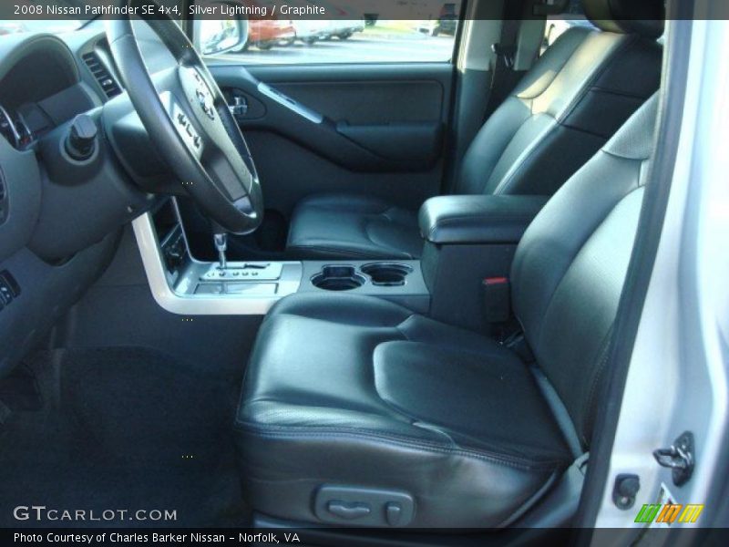 Silver Lightning / Graphite 2008 Nissan Pathfinder SE 4x4