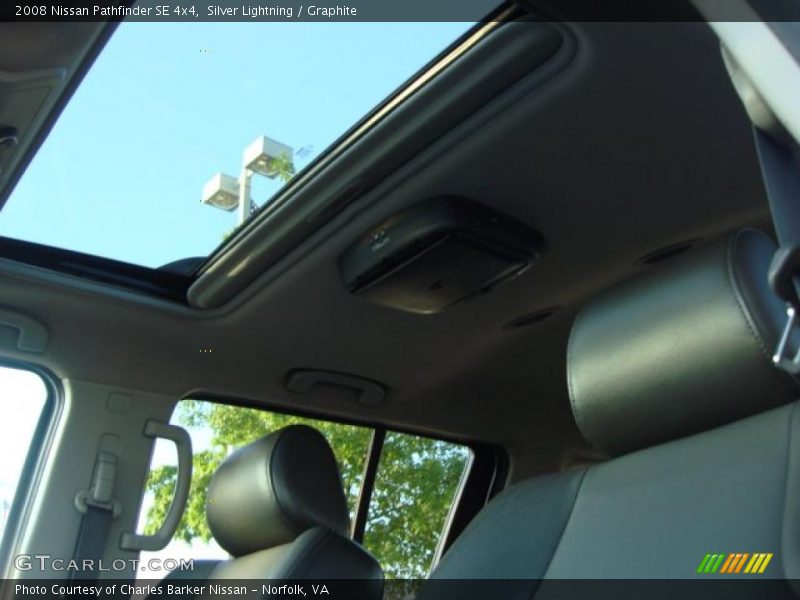 Silver Lightning / Graphite 2008 Nissan Pathfinder SE 4x4