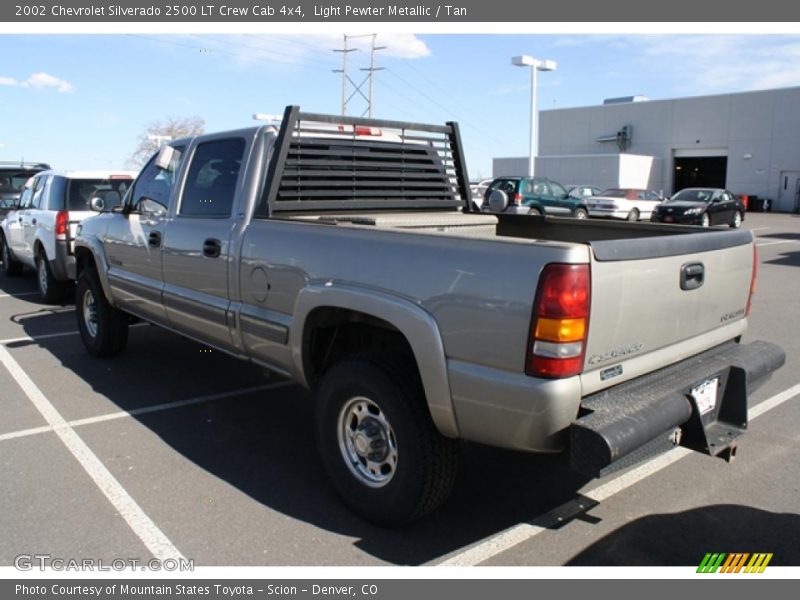 Light Pewter Metallic / Tan 2002 Chevrolet Silverado 2500 LT Crew Cab 4x4