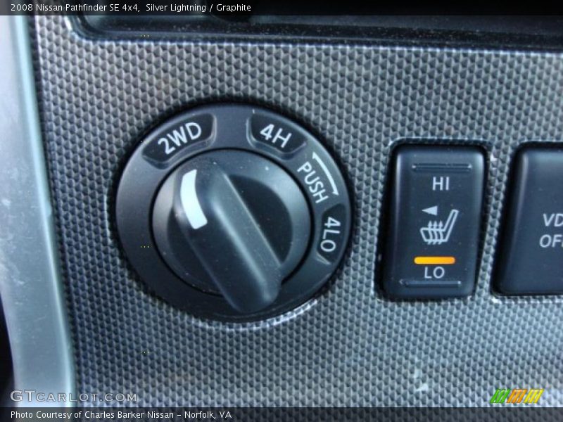 Silver Lightning / Graphite 2008 Nissan Pathfinder SE 4x4