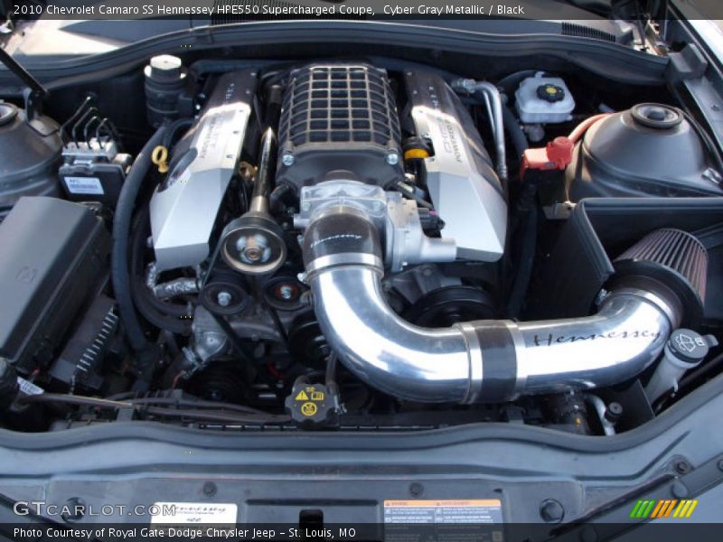  2010 Camaro SS Hennessey HPE550 Supercharged Coupe Engine - 6.2 Liter Eaton TVS2300 Supercharged OHV 16-Valve V8