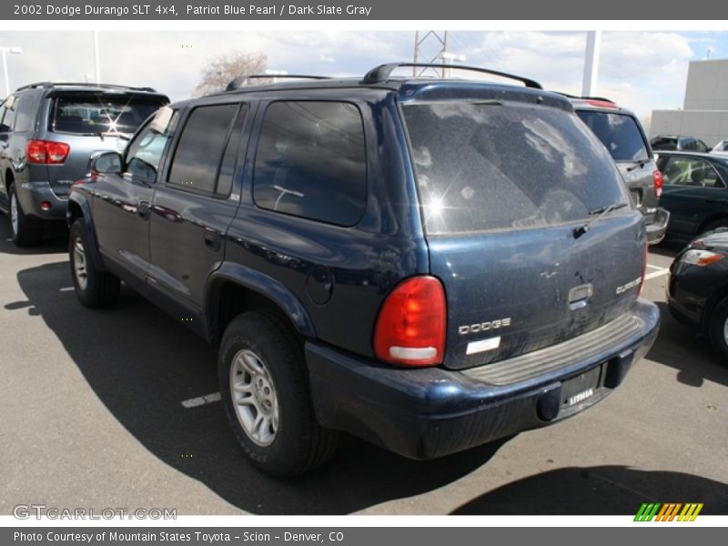 Patriot Blue Pearl / Dark Slate Gray 2002 Dodge Durango SLT 4x4
