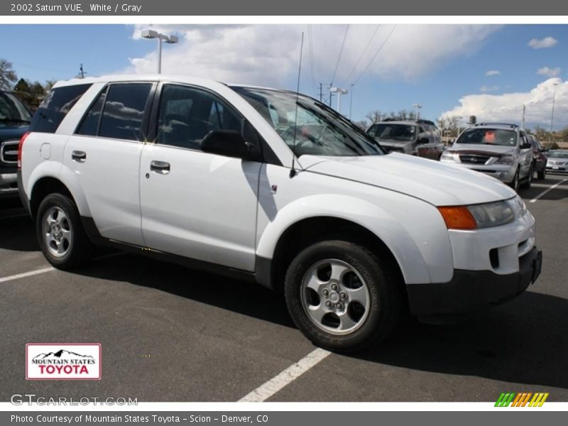 White / Gray 2002 Saturn VUE