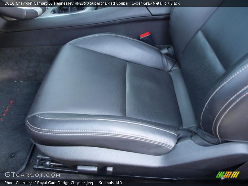 Cyber Gray Metallic / Black 2010 Chevrolet Camaro SS Hennessey HPE550 Supercharged Coupe