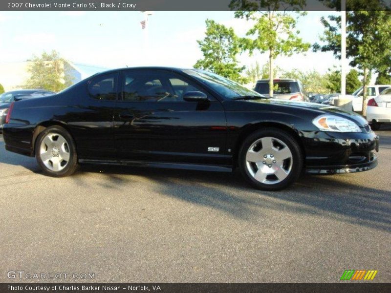 Black / Gray 2007 Chevrolet Monte Carlo SS