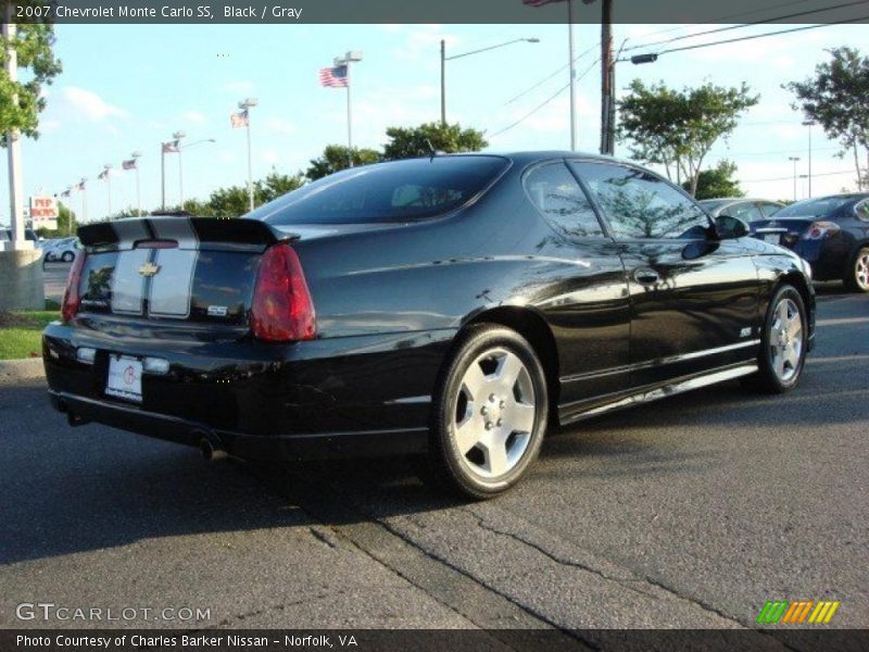 Black / Gray 2007 Chevrolet Monte Carlo SS