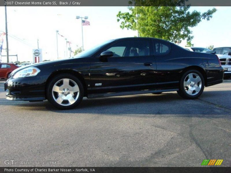 Black / Gray 2007 Chevrolet Monte Carlo SS