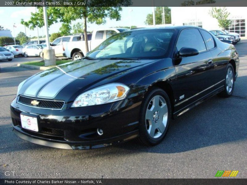 Black / Gray 2007 Chevrolet Monte Carlo SS
