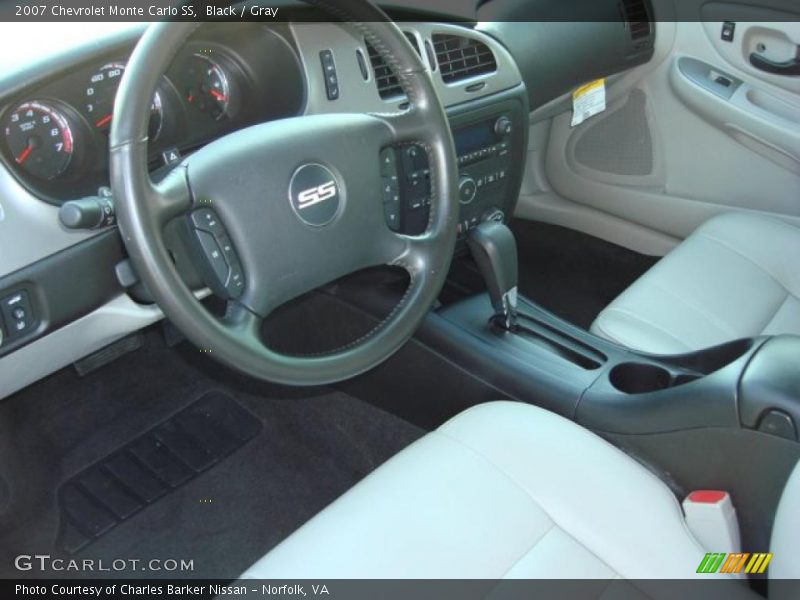 Black / Gray 2007 Chevrolet Monte Carlo SS
