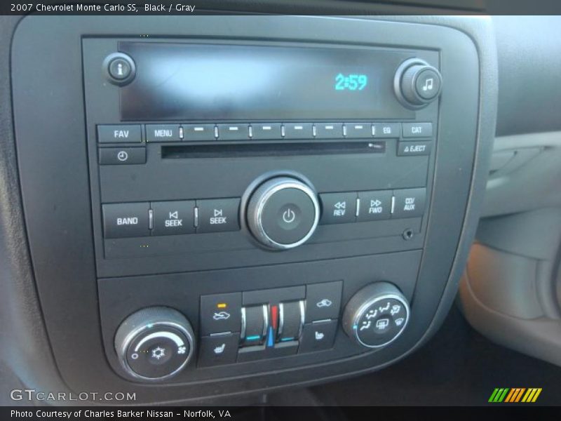 Black / Gray 2007 Chevrolet Monte Carlo SS