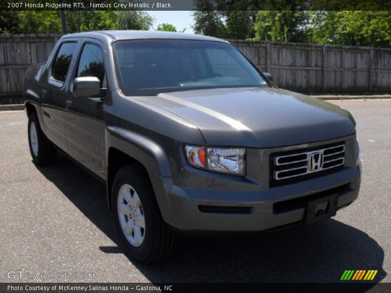 Nimbus Grey Metallic / Black 2007 Honda Ridgeline RTS