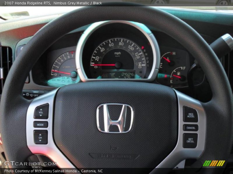 Nimbus Grey Metallic / Black 2007 Honda Ridgeline RTS