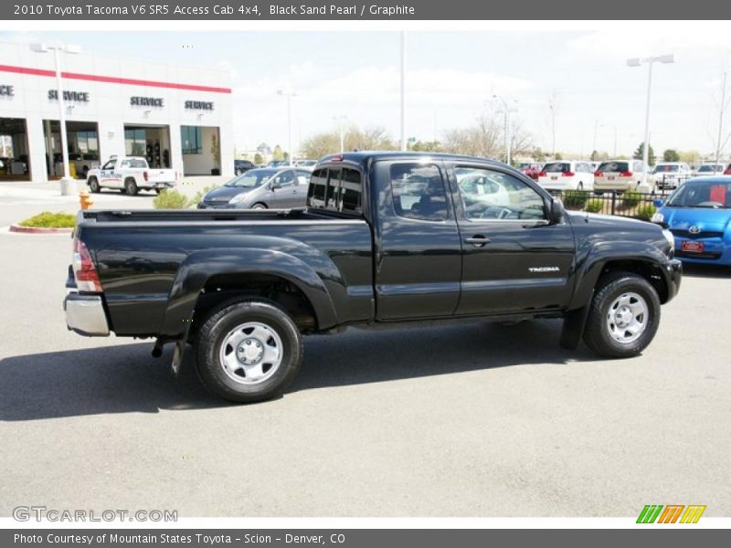Black Sand Pearl / Graphite 2010 Toyota Tacoma V6 SR5 Access Cab 4x4