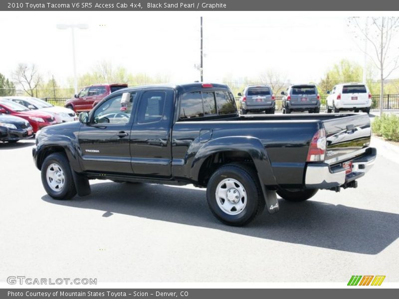 Black Sand Pearl / Graphite 2010 Toyota Tacoma V6 SR5 Access Cab 4x4