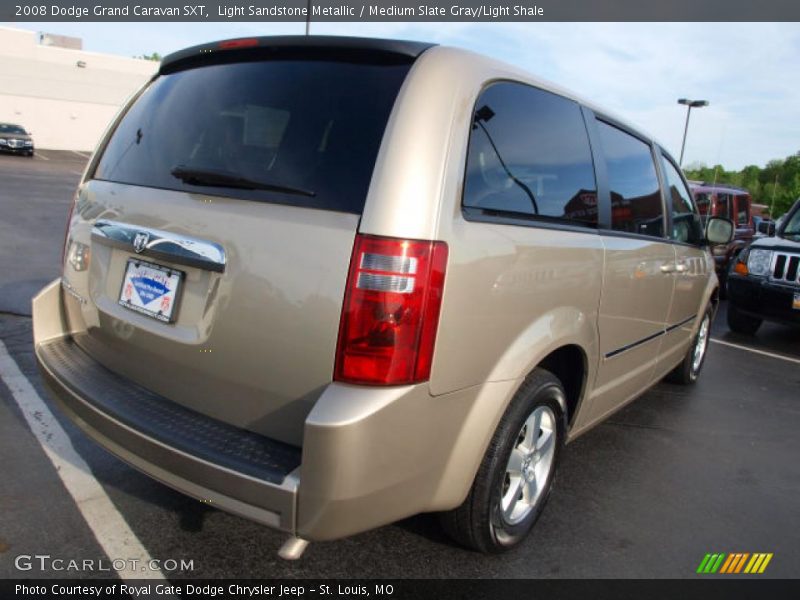 Light Sandstone Metallic / Medium Slate Gray/Light Shale 2008 Dodge Grand Caravan SXT