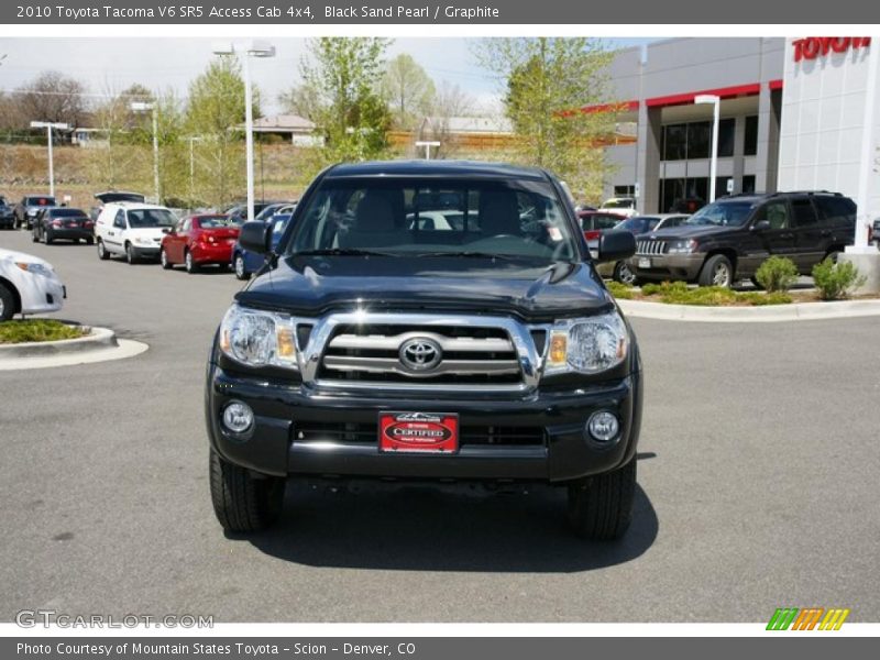 Black Sand Pearl / Graphite 2010 Toyota Tacoma V6 SR5 Access Cab 4x4