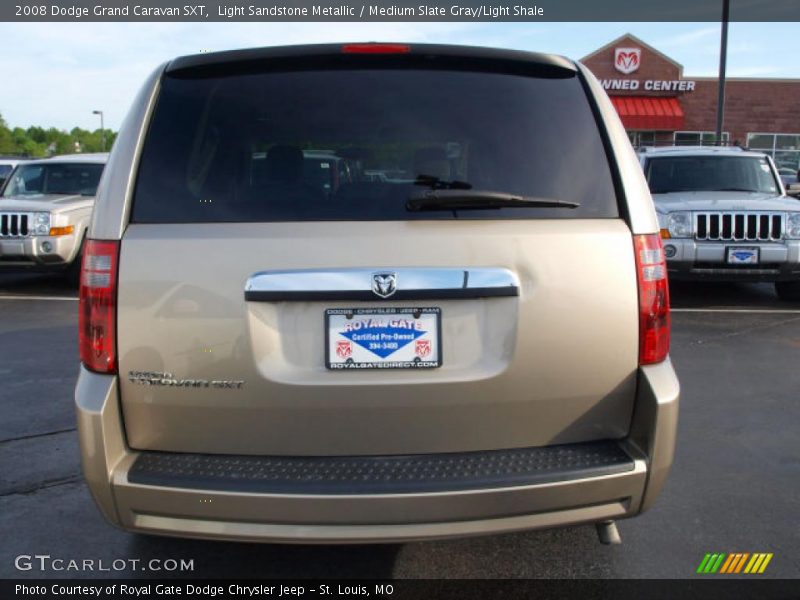Light Sandstone Metallic / Medium Slate Gray/Light Shale 2008 Dodge Grand Caravan SXT