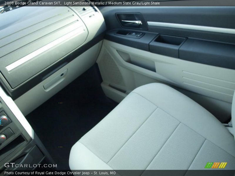 Light Sandstone Metallic / Medium Slate Gray/Light Shale 2008 Dodge Grand Caravan SXT