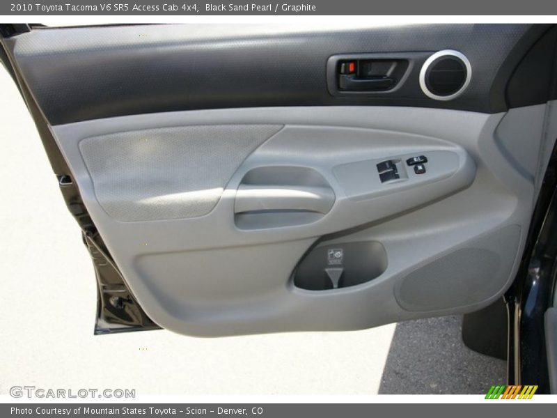 Black Sand Pearl / Graphite 2010 Toyota Tacoma V6 SR5 Access Cab 4x4