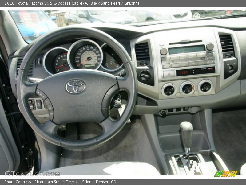Black Sand Pearl / Graphite 2010 Toyota Tacoma V6 SR5 Access Cab 4x4