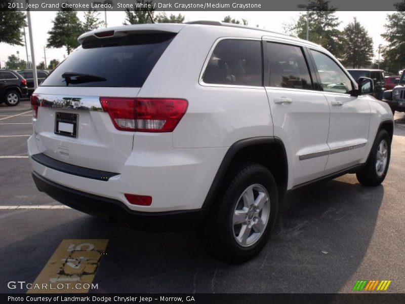 Stone White / Dark Graystone/Medium Graystone 2011 Jeep Grand Cherokee Laredo