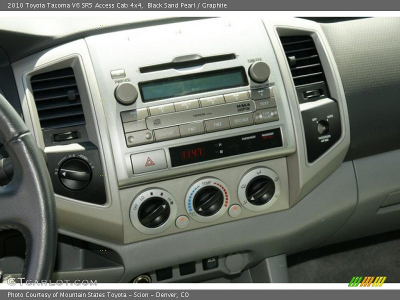Black Sand Pearl / Graphite 2010 Toyota Tacoma V6 SR5 Access Cab 4x4