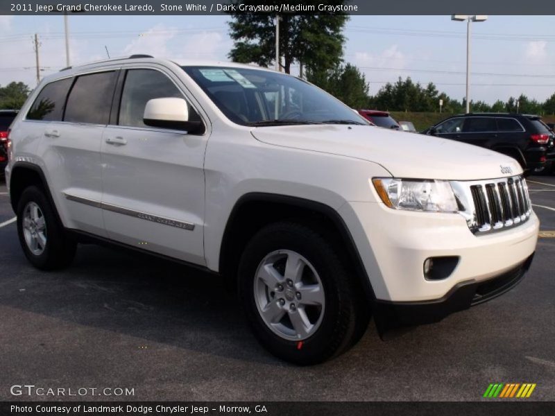 Stone White / Dark Graystone/Medium Graystone 2011 Jeep Grand Cherokee Laredo