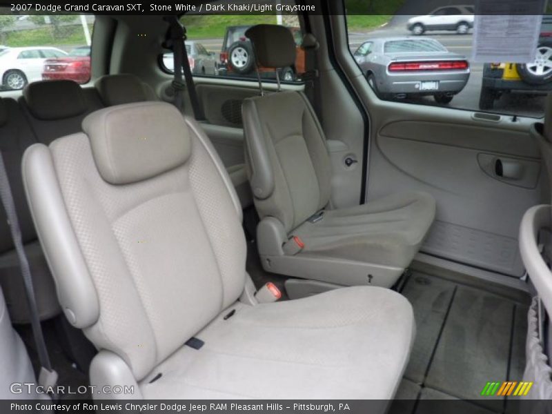 Stone White / Dark Khaki/Light Graystone 2007 Dodge Grand Caravan SXT
