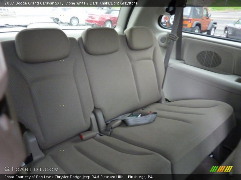 Stone White / Dark Khaki/Light Graystone 2007 Dodge Grand Caravan SXT