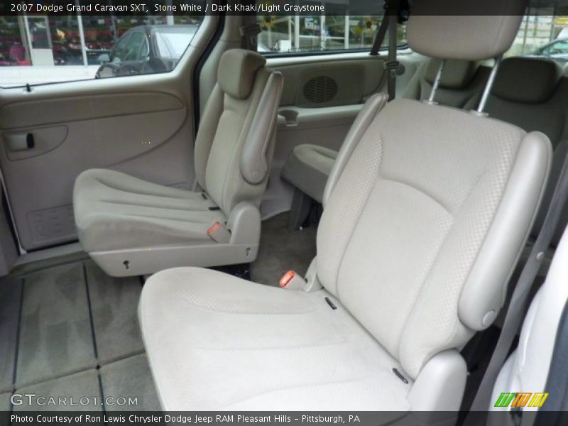 Stone White / Dark Khaki/Light Graystone 2007 Dodge Grand Caravan SXT