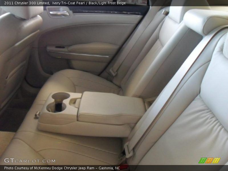 Ivory Tri-Coat Pearl / Black/Light Frost Beige 2011 Chrysler 300 Limited