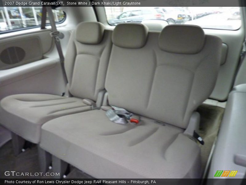 Stone White / Dark Khaki/Light Graystone 2007 Dodge Grand Caravan SXT