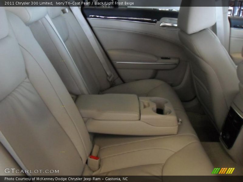 Ivory Tri-Coat Pearl / Black/Light Frost Beige 2011 Chrysler 300 Limited