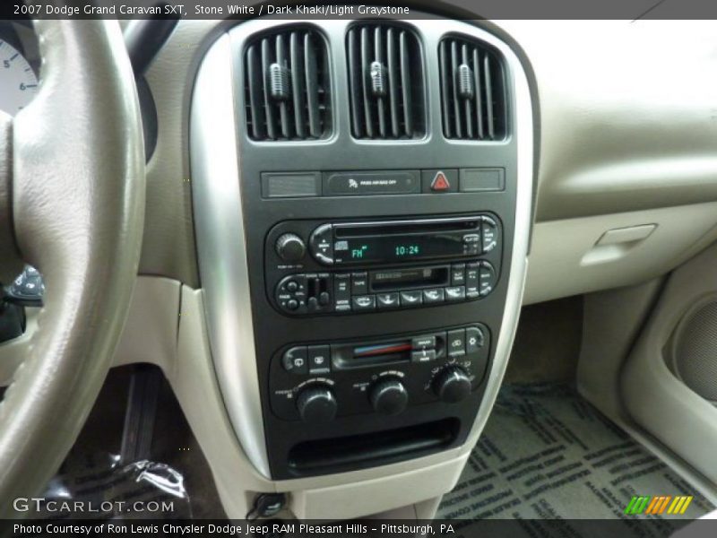 Stone White / Dark Khaki/Light Graystone 2007 Dodge Grand Caravan SXT
