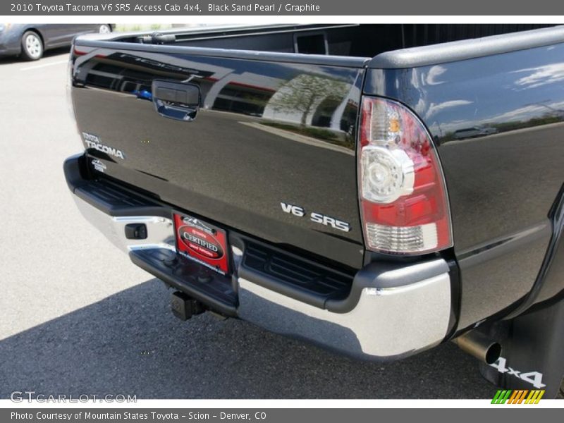 Black Sand Pearl / Graphite 2010 Toyota Tacoma V6 SR5 Access Cab 4x4