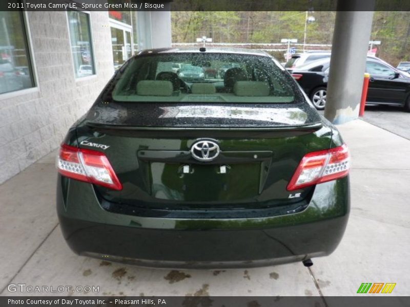 Spruce Green Mica / Bisque 2011 Toyota Camry LE