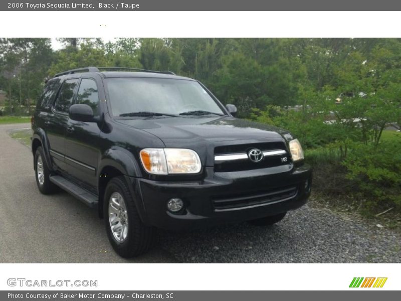 Black / Taupe 2006 Toyota Sequoia Limited