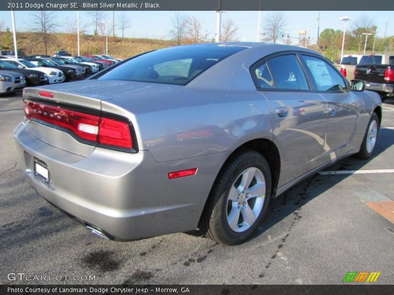 Billett Silver Metallic / Black 2011 Dodge Charger SE