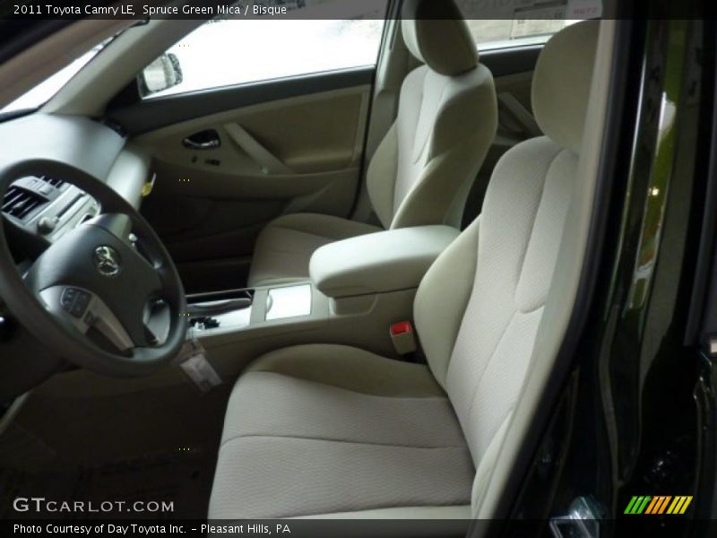 Spruce Green Mica / Bisque 2011 Toyota Camry LE